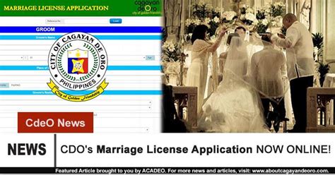 marriage license cdo